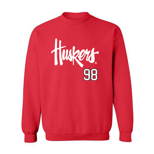 Nebraska - NCAA Softball : Jordyn Frahm - Sports Shersey Crewneck Sweatshirt-0
