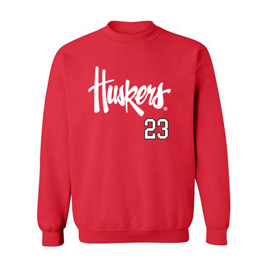 Nebraska - NCAA Softball : Lorin Boutte - Sports Shersey Crewneck Sweatshirt-0