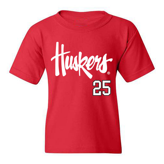 Nebraska - NCAA Softball : Jesse Farrell - Sports Shersey Youth T-Shirt-0