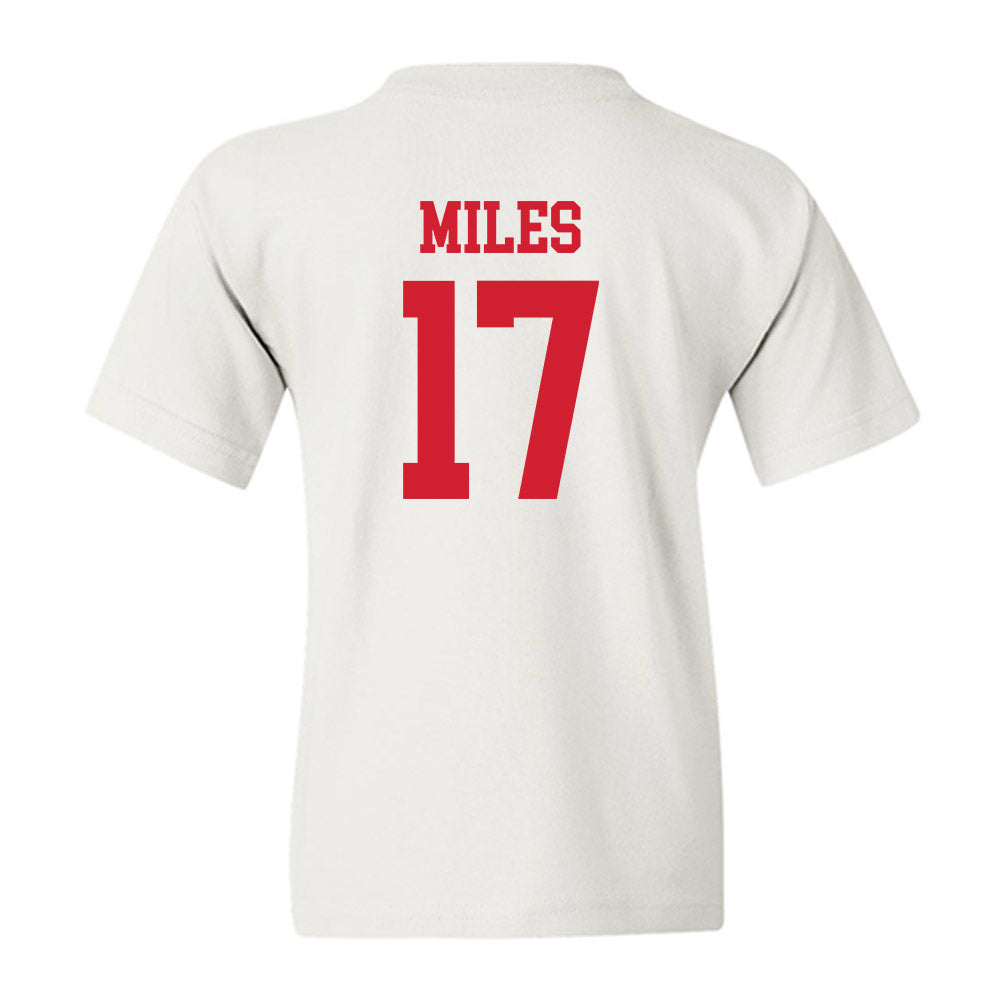 Nebraska - NCAA Football : Larry Miles - Generic Shersey Youth T-Shirt-1