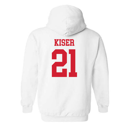 Nebraska - NCAA Women's Soccer : Izzie Kiser - Generic Shersey Hooded Sweatshirt-1