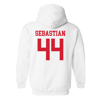 Nebraska - NCAA Baseball : Blake Sebastian - Generic Shersey Hooded Sweatshirt-1