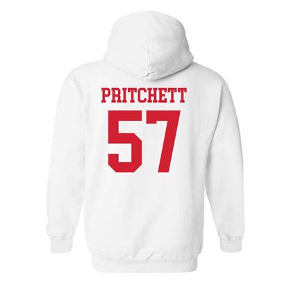Nebraska - NCAA Football : Elijah Pritchett - Generic Shersey Hooded Sweatshirt-1