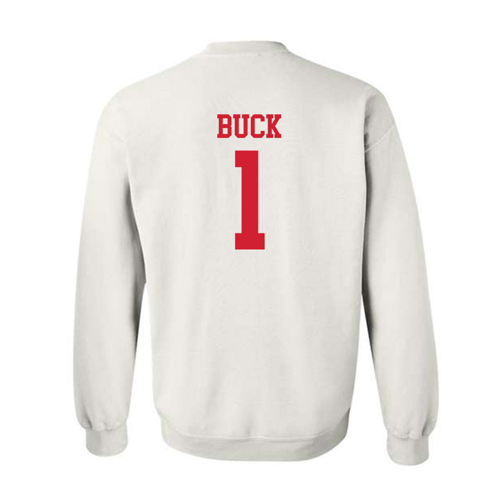 Nebraska - NCAA Baseball : Jett Buck - Generic Shersey Crewneck Sweatshirt-1