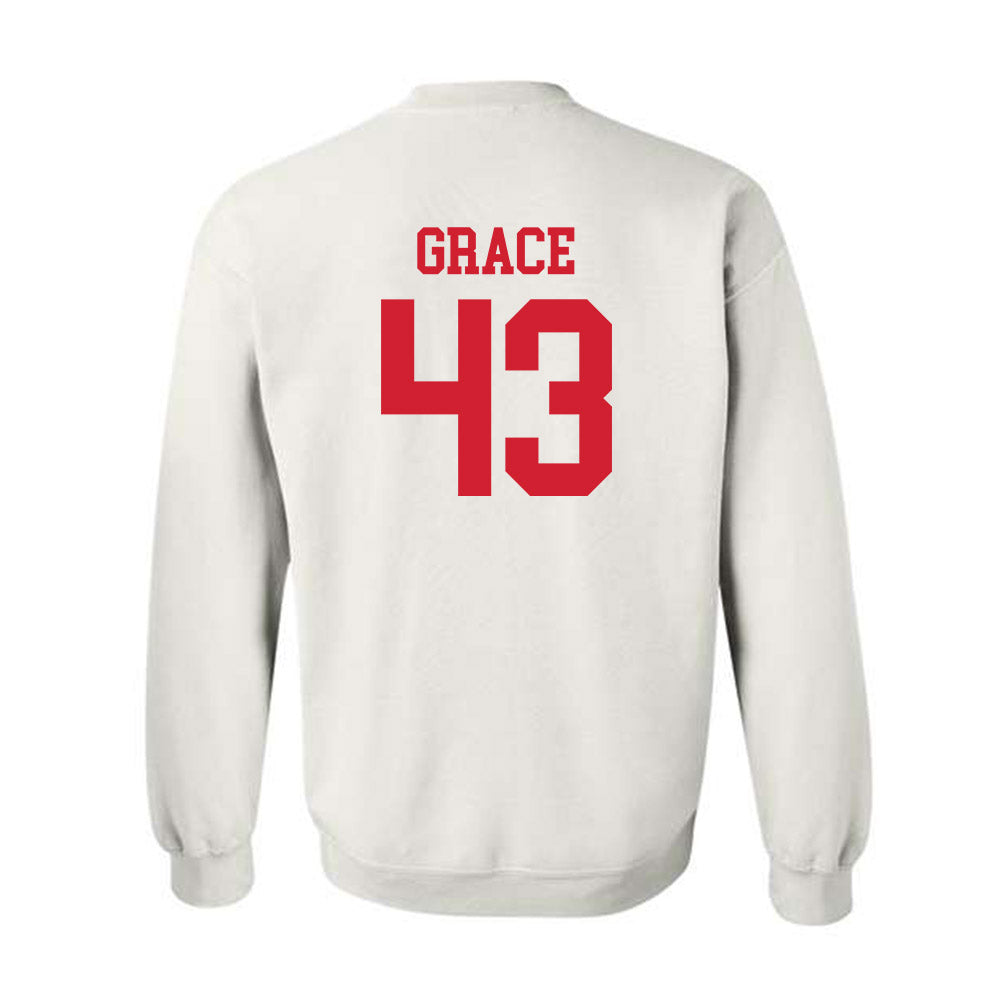 Nebraska - NCAA Baseball : Cooper Grace - Generic Shersey Crewneck Sweatshirt-1