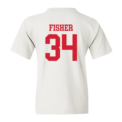 Nebraska - NCAA Women's Basketball : Emily Fisher - Generic Shersey Youth T-Shirt-1