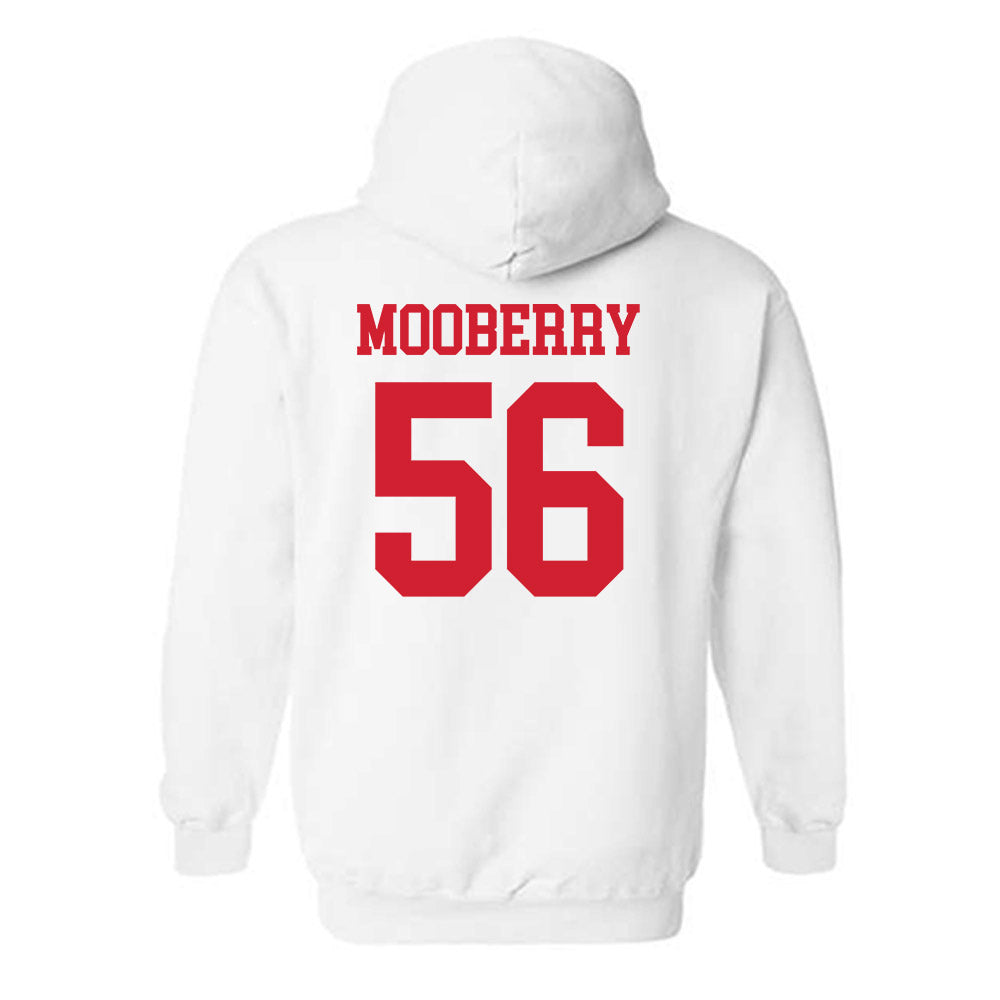 Nebraska - NCAA Football : Pierce Mooberry - Generic Shersey Hooded Sweatshirt-1