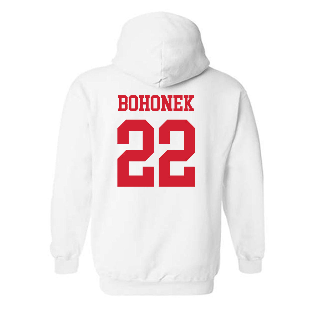 Nebraska - NCAA Women's Soccer : Carson Bohonek - Generic Shersey Hooded Sweatshirt-1