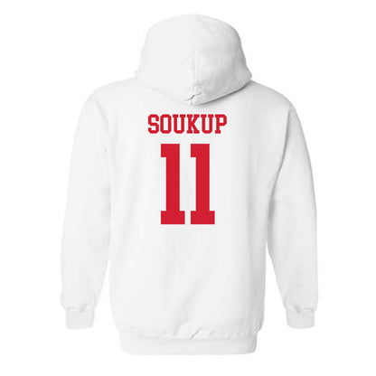 Nebraska - NCAA Football : Bode Soukup - Generic Shersey Hooded Sweatshirt-1