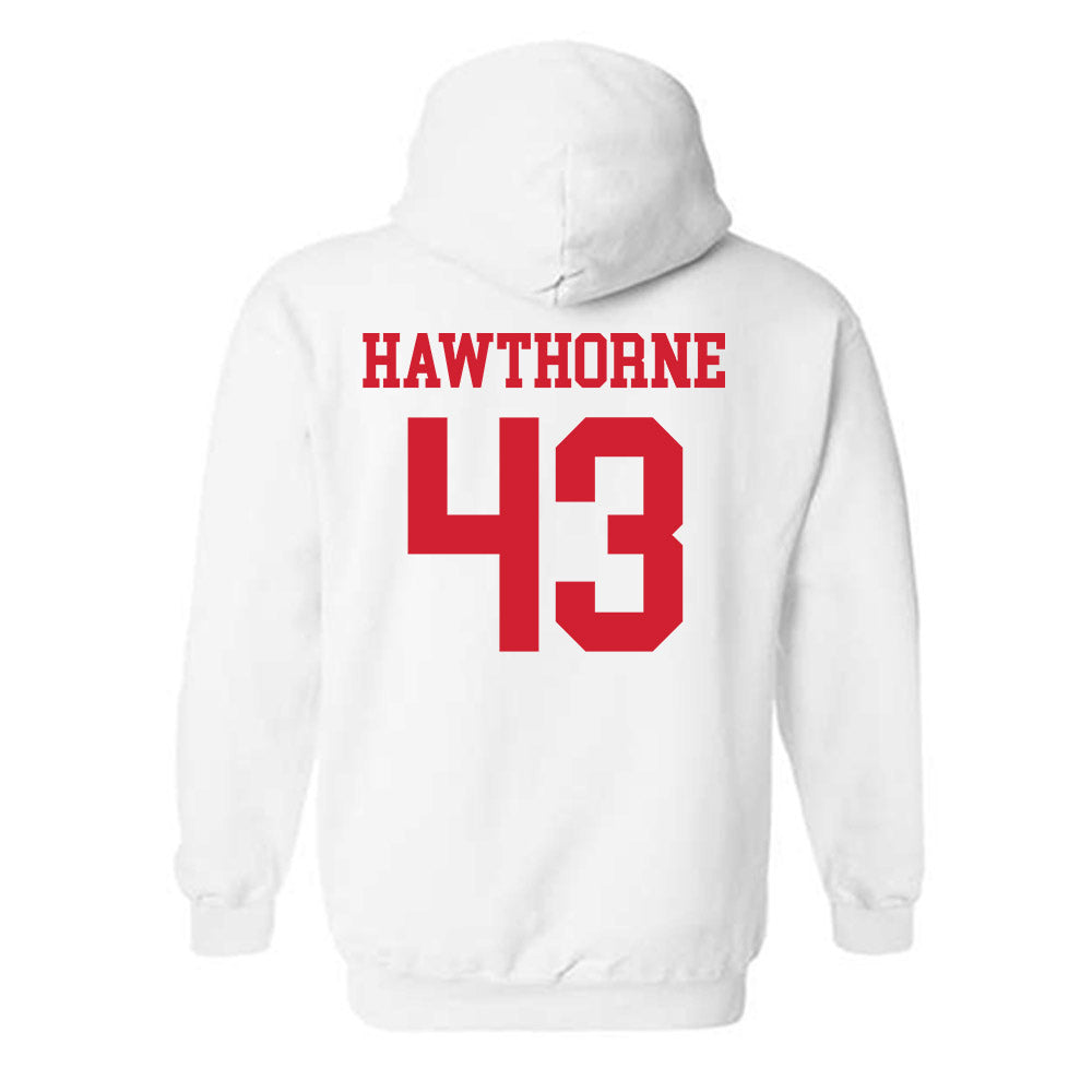 Nebraska - NCAA Football : Will Hawthorne - Generic Shersey Hooded Sweatshirt-1