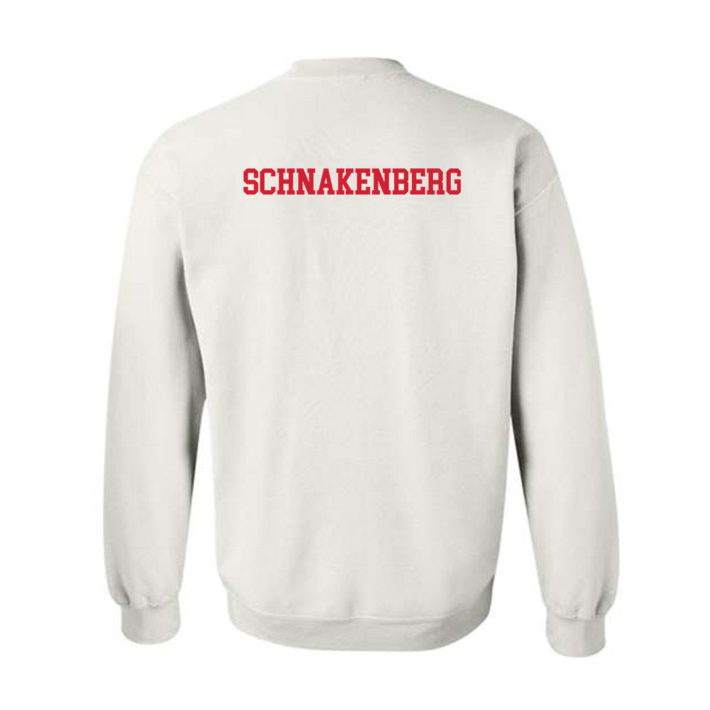 Nebraska - NCAA Men's Track & Field : Seth Schnakenberg - Generic Shersey Crewneck Sweatshirt-1