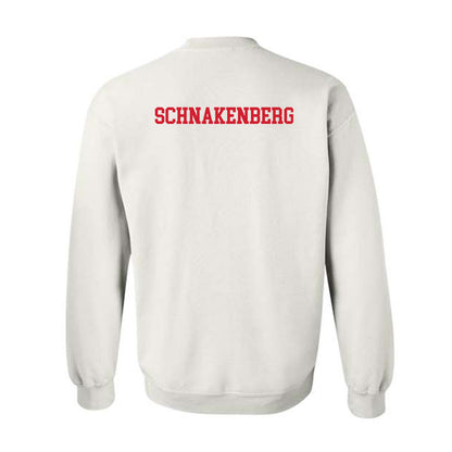Nebraska - NCAA Men's Track & Field : Seth Schnakenberg - Generic Shersey Crewneck Sweatshirt-1