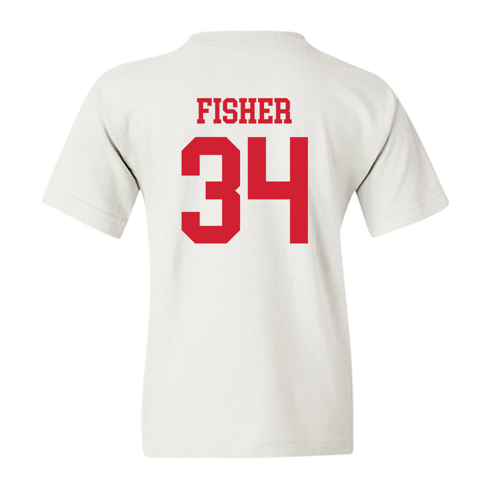 Nebraska - NCAA Women's Basketball : Emily Fisher - Generic Shersey Youth T-Shirt-1