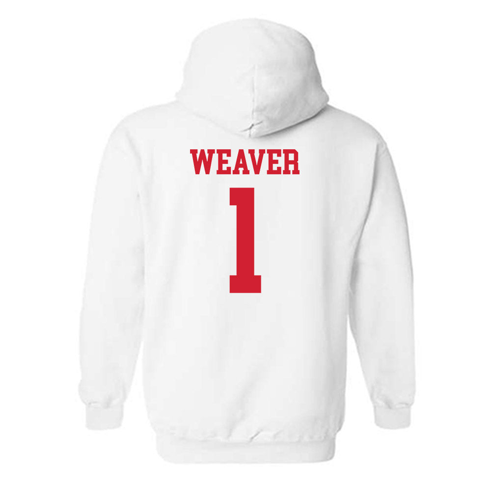 Nebraska - NCAA Women's Basketball : Hailey Weaver - Generic Shersey Hooded Sweatshirt-1