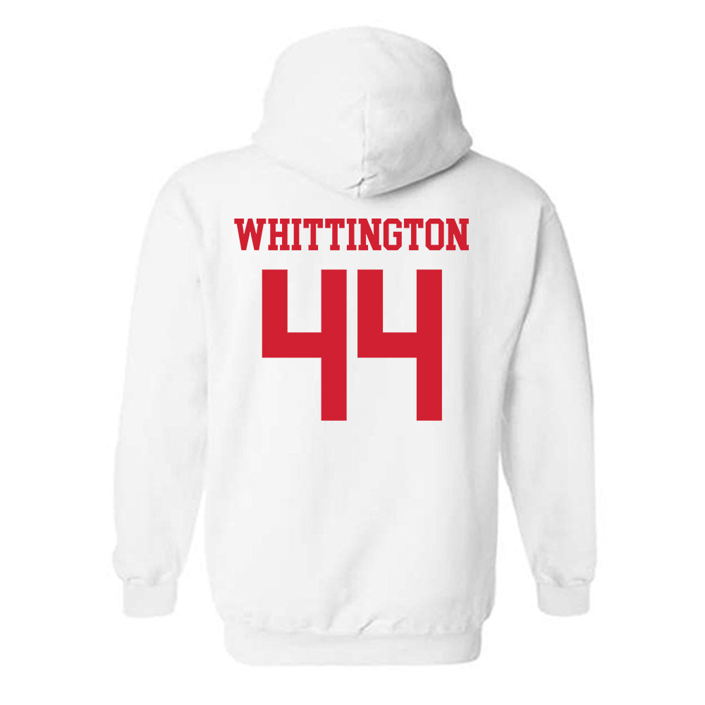 Nebraska - NCAA Football : Jahsear Whittington - Generic Shersey Hooded Sweatshirt-1