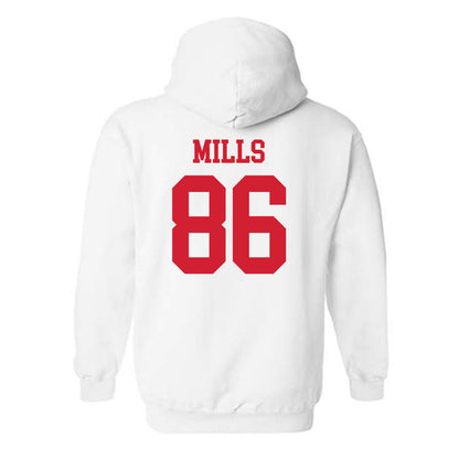 Nebraska - NCAA Football : Cortez Mills - Generic Shersey Hooded Sweatshirt-1