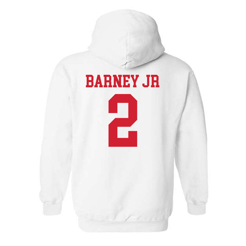 Nebraska - NCAA Football : Jacory Barney Jr - Generic Shersey Hooded Sweatshirt-1
