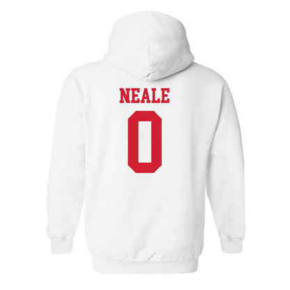 Nebraska - NCAA Women's Basketball : Alanna Neale - Generic Shersey Hooded Sweatshirt-1