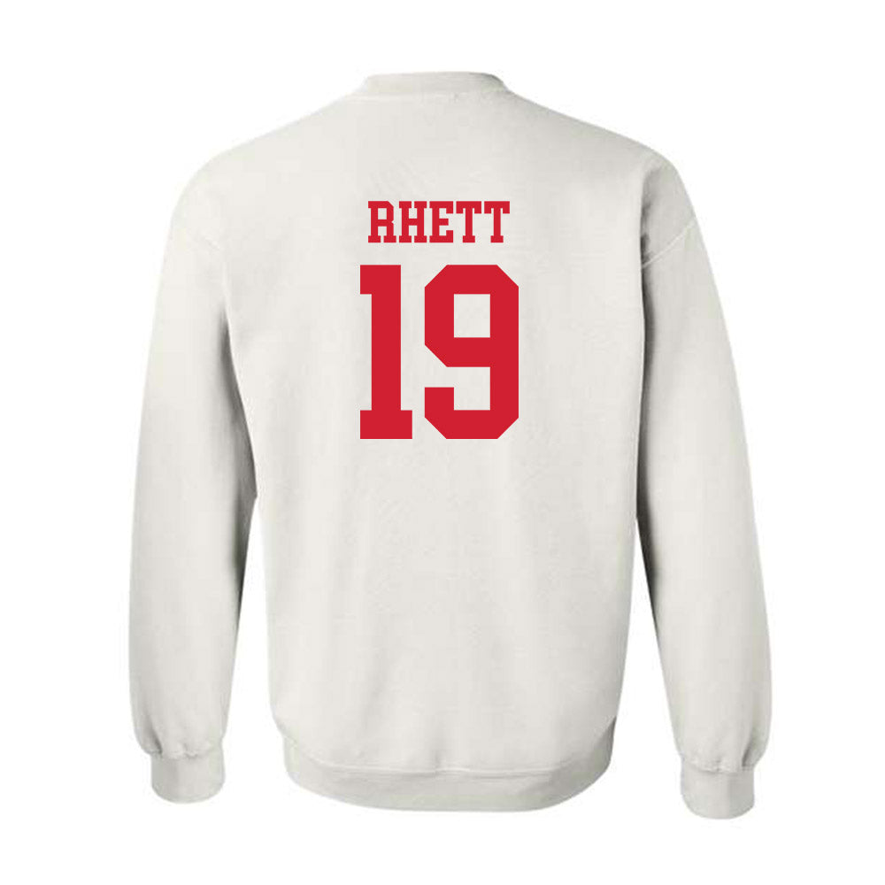 Nebraska - NCAA Football : Justyn Rhett - Generic Shersey Crewneck Sweatshirt-1