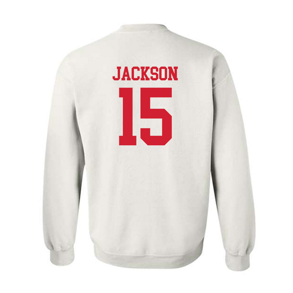 Nebraska - NCAA Women's Volleyball : Andi Jackson - Generic Shersey Crewneck Sweatshirt-1