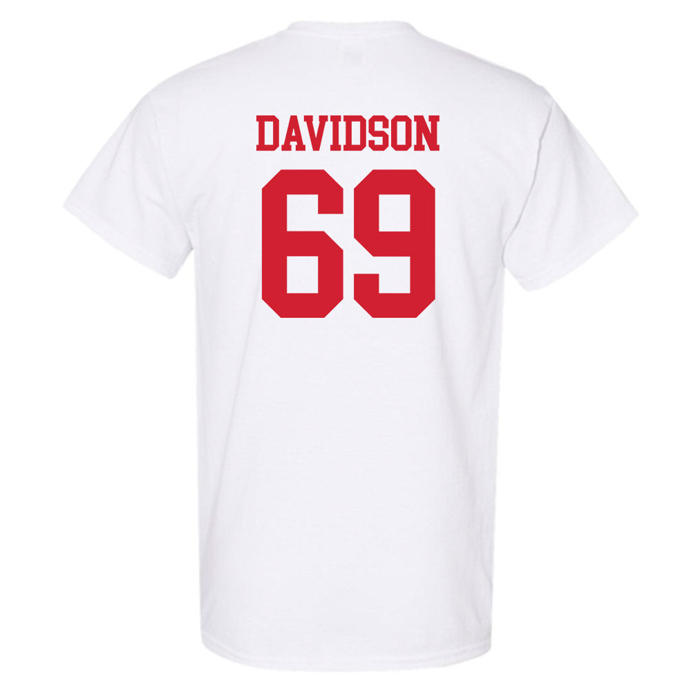 Nebraska - NCAA Football : Landen Davidson - Generic Shersey T-Shirt-1
