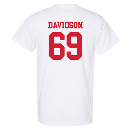 Nebraska - NCAA Football : Landen Davidson - Generic Shersey T-Shirt-1