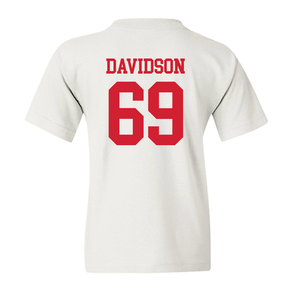 Nebraska - NCAA Football : Landen Davidson - Generic Shersey Youth T-Shirt-1