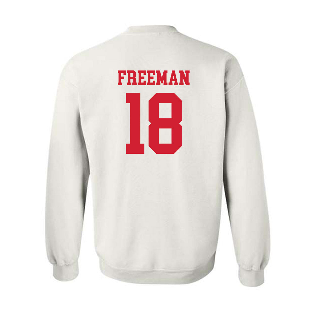 Nebraska - NCAA Baseball : Preston Freeman Freeman - Generic Shersey Crewneck Sweatshirt-1