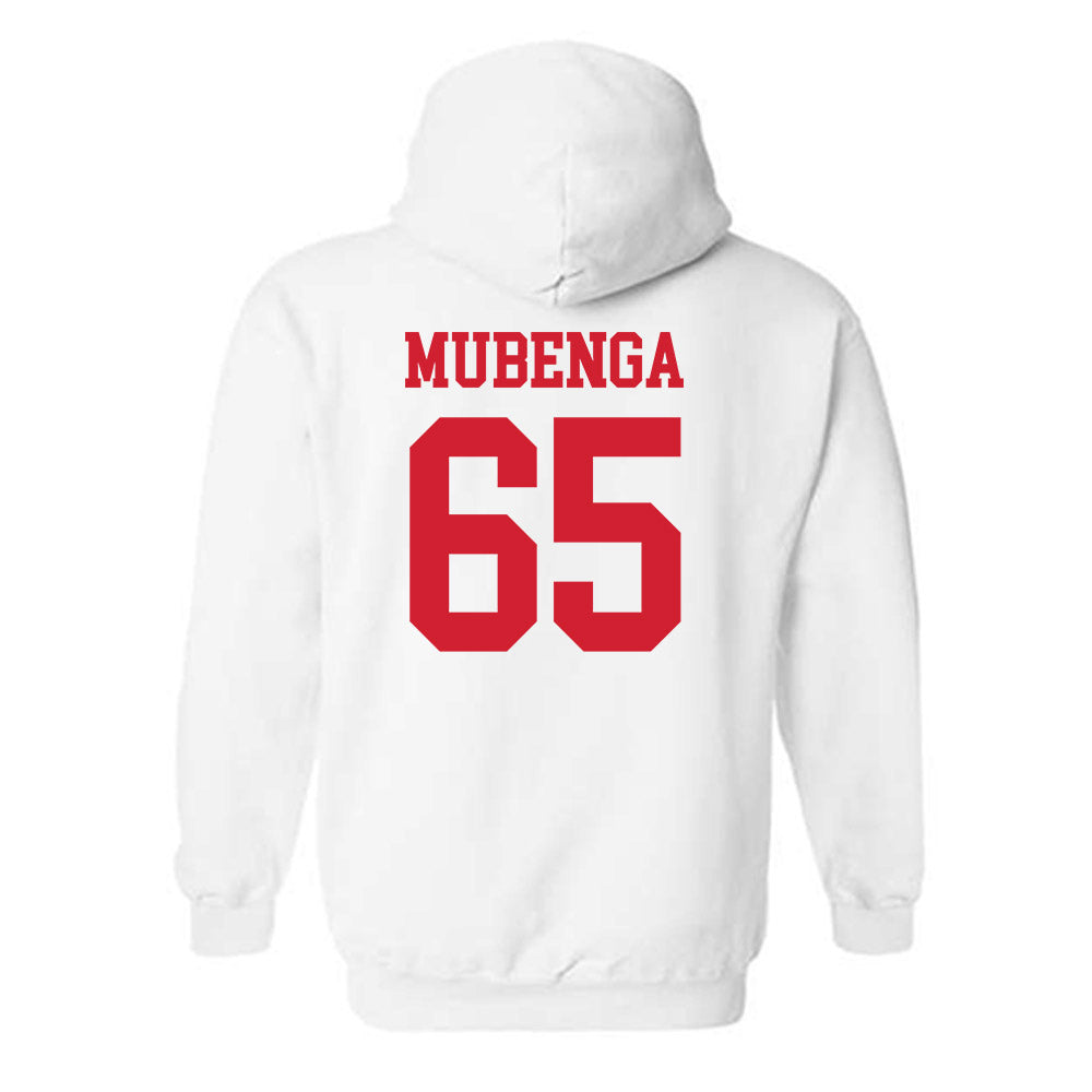 Nebraska - NCAA Football : Paul Mubenga - Generic Shersey Hooded Sweatshirt-1