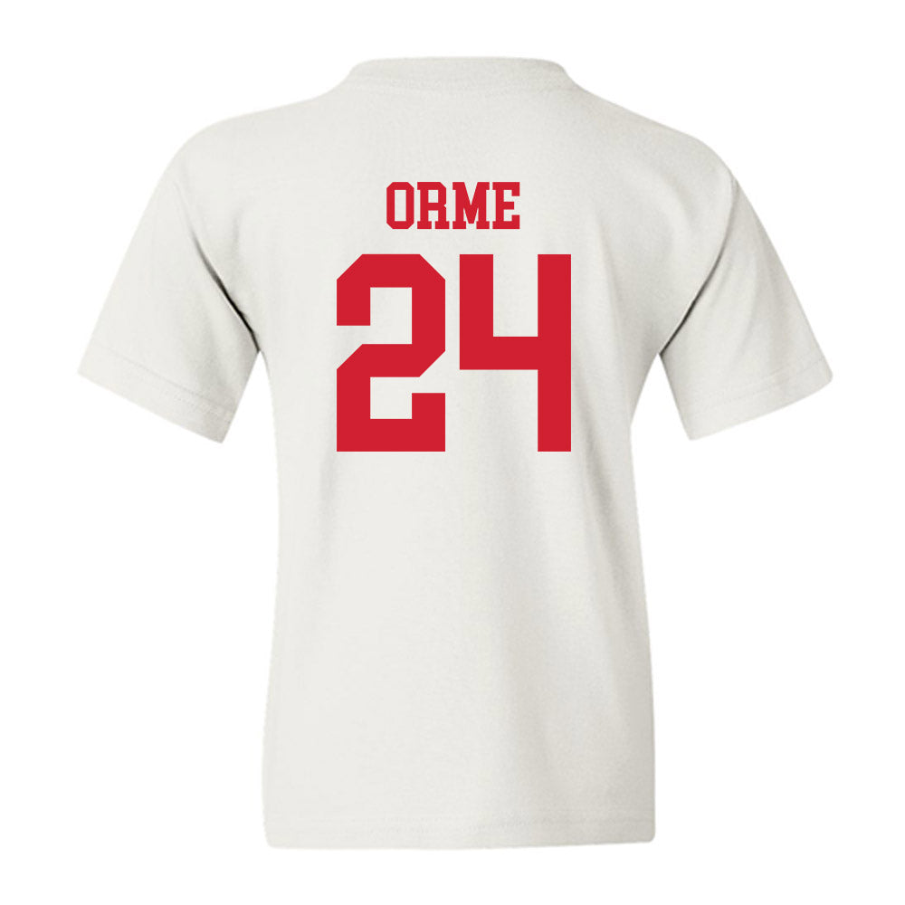 Nebraska - NCAA Men's Basketball : Sam Orme - Generic Shersey Youth T-Shirt-1