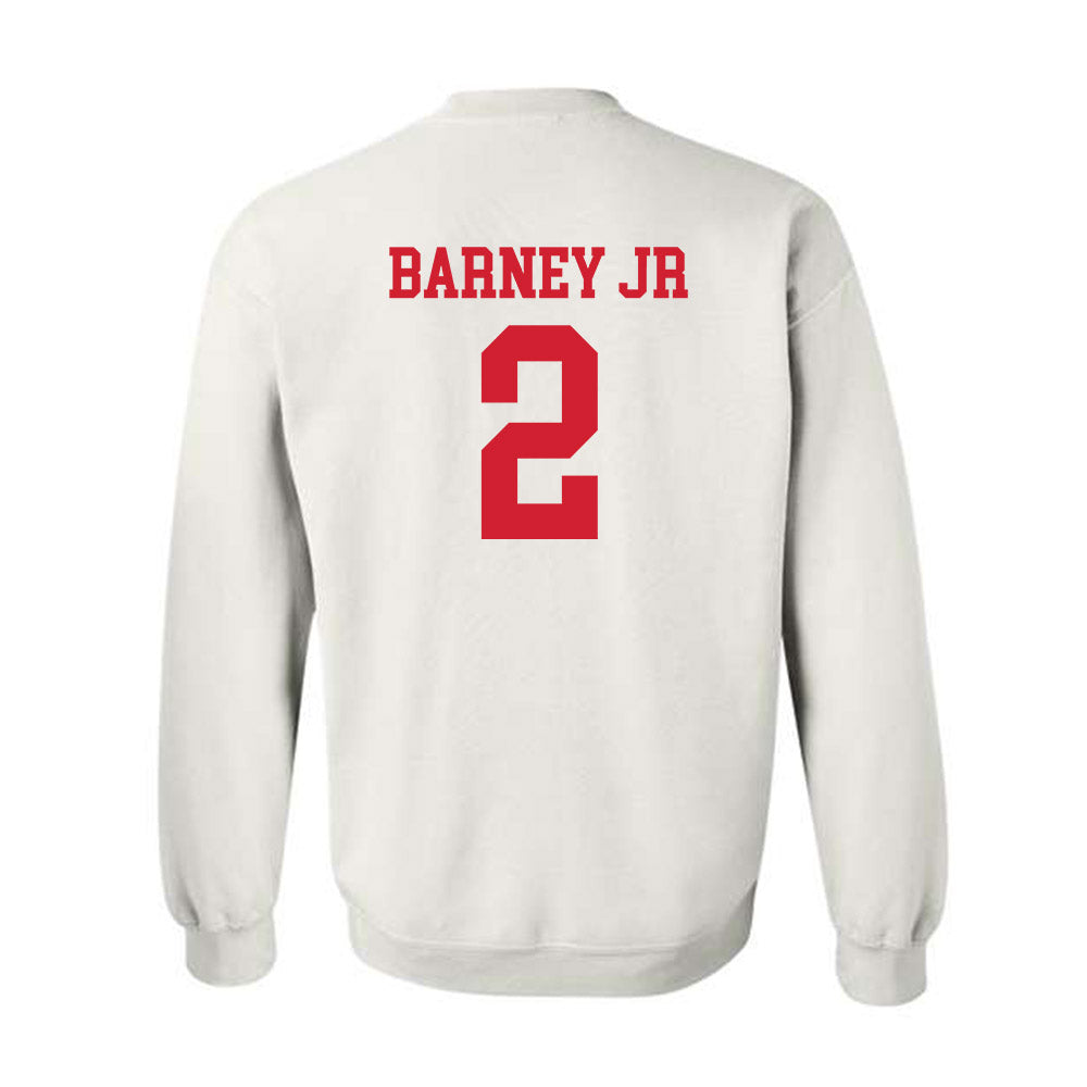Nebraska - NCAA Football : Jacory Barney Jr - Generic Shersey Crewneck Sweatshirt-1