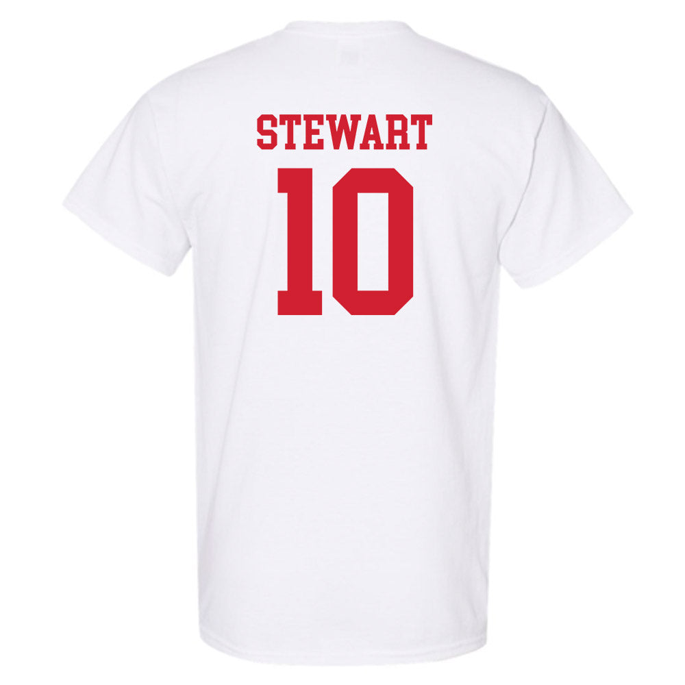 Nebraska - NCAA Women's Basketball : Madeline Stewart - Generic Shersey T-Shirt-1