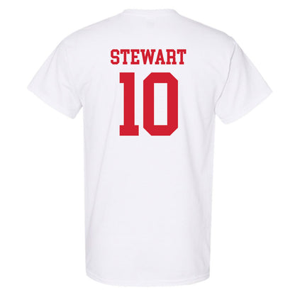 Nebraska - NCAA Women's Basketball : Madeline Stewart - Generic Shersey T-Shirt-1