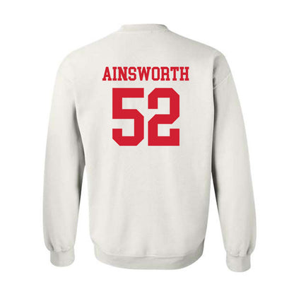 Nebraska - NCAA Football : Hayden Ainsworth - Generic Shersey Crewneck Sweatshirt-1