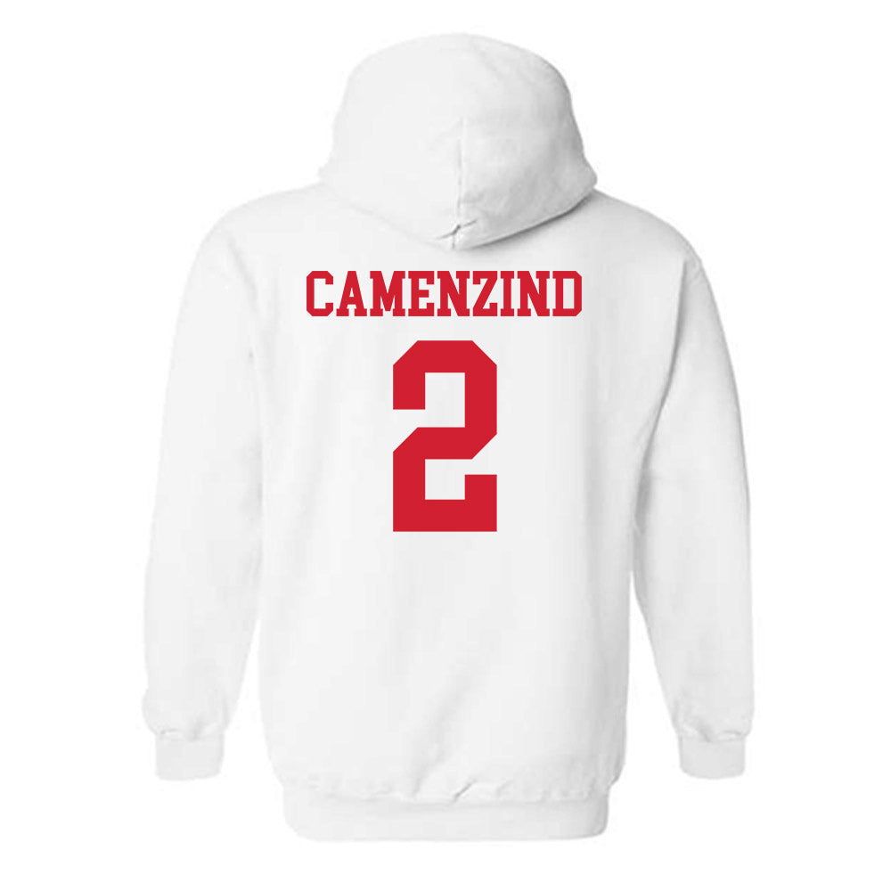 Nebraska - NCAA Softball : Lauren Camenzind - Generic Shersey Hooded Sweatshirt-1
