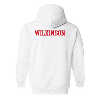 Nebraska - NCAA Men's Basketball : Damon Wilkinson - Generic Shersey Hooded Sweatshirt-1