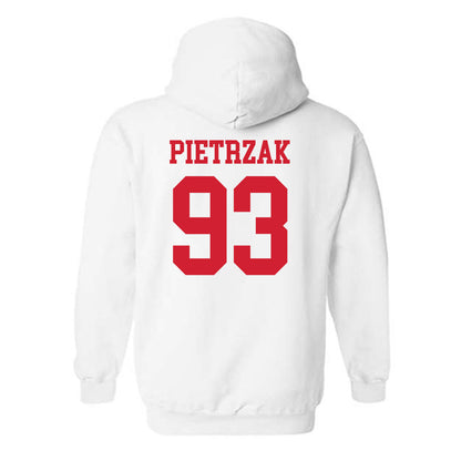 Nebraska - NCAA Football : Kade Pietrzak - Generic Shersey Hooded Sweatshirt-1