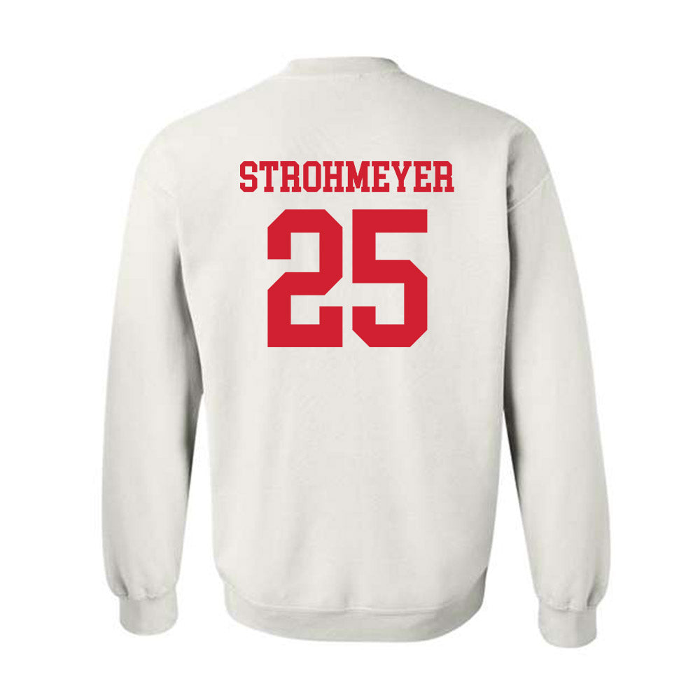 Nebraska - NCAA Baseball : Reed Strohmeyer - Generic Shersey Crewneck Sweatshirt-1