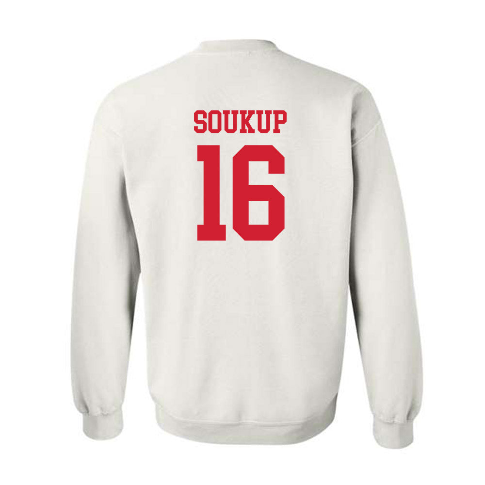 Nebraska - NCAA Football : Bode Soukup - Generic Shersey Crewneck Sweatshirt-1