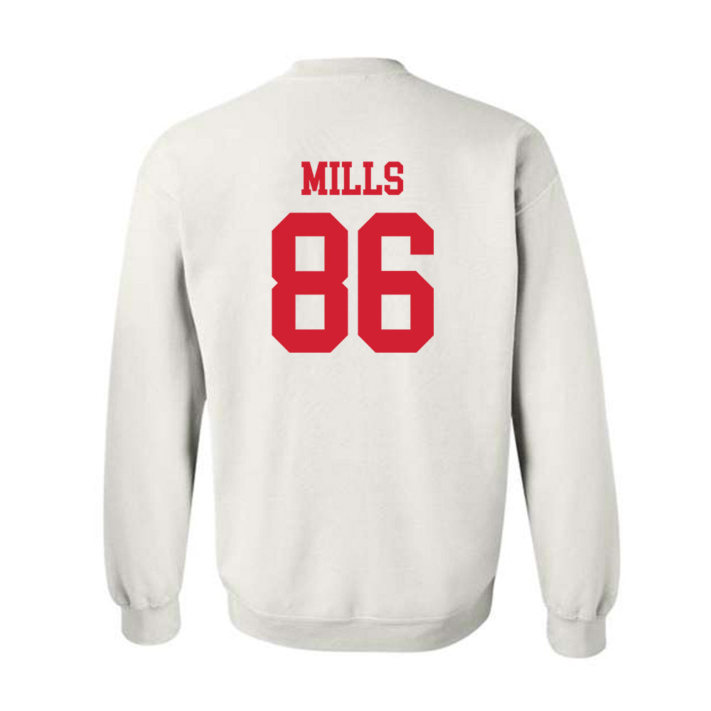 Nebraska - NCAA Football : Cortez Mills - Generic Shersey Crewneck Sweatshirt-1