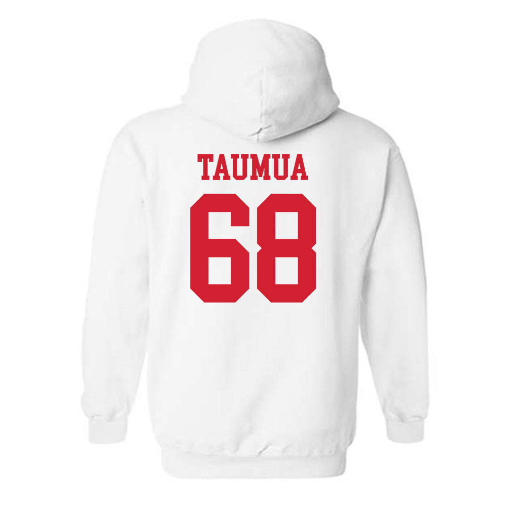Nebraska - NCAA Football : Preston Taumua - Generic Shersey Hooded Sweatshirt-1