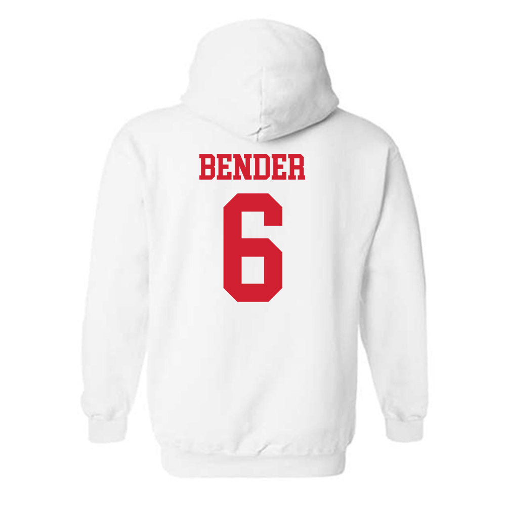 Nebraska - NCAA Baseball : Pryce Bender - Generic Shersey Hooded Sweatshirt-1