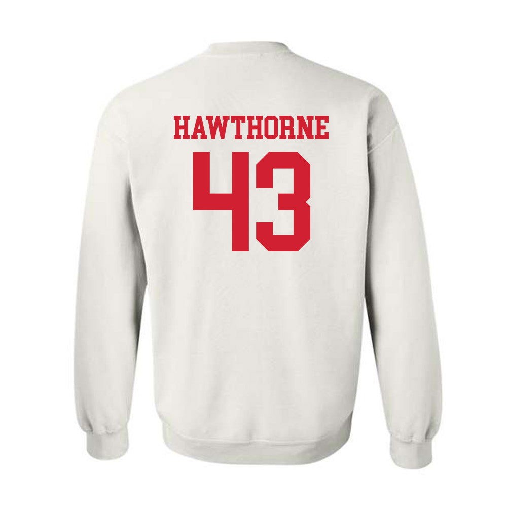 Nebraska - NCAA Football : Will Hawthorne - Generic Shersey Crewneck Sweatshirt-1