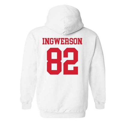 Nebraska - NCAA Football : Eric Ingwerson - Generic Shersey Hooded Sweatshirt-1