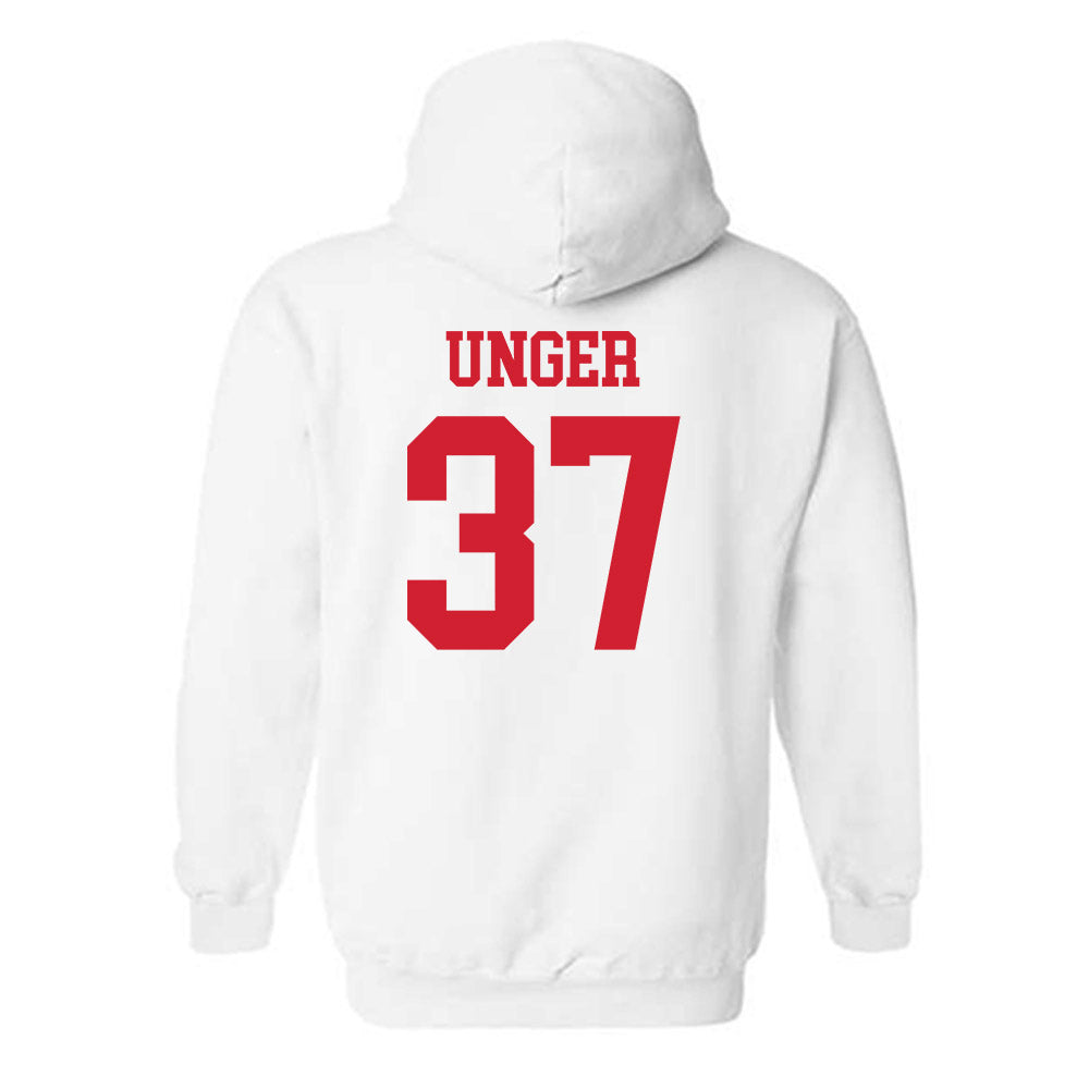 Nebraska - NCAA Baseball : J'Shawn Unger - Generic Shersey Hooded Sweatshirt-1