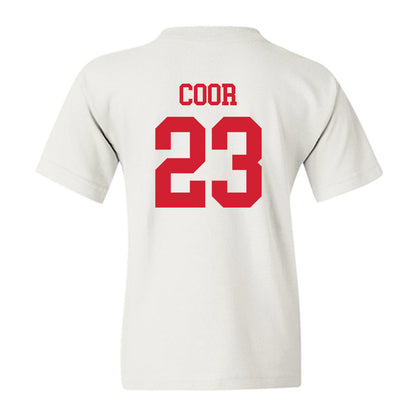 Nebraska - NCAA Softball : Hannah Coor - Generic Shersey Youth T-Shirt-1