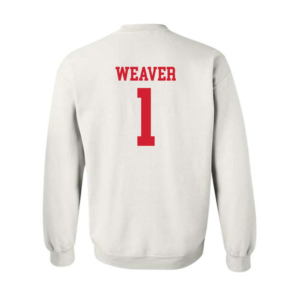 Nebraska - NCAA Women's Basketball : Hailey Weaver - Generic Shersey Crewneck Sweatshirt-1
