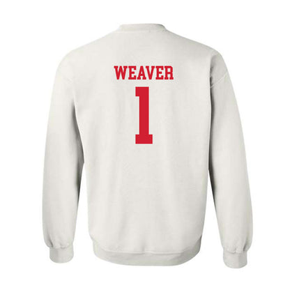 Nebraska - NCAA Women's Basketball : Hailey Weaver - Generic Shersey Crewneck Sweatshirt-1