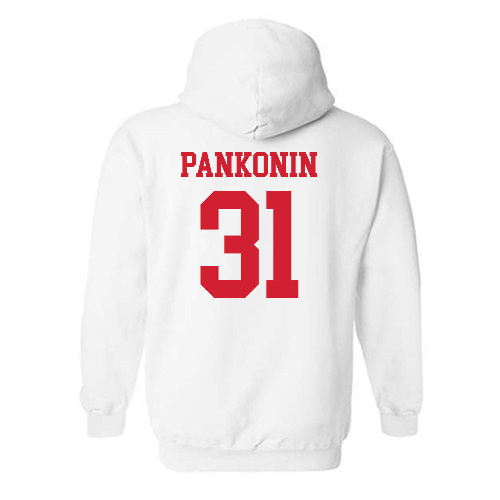 Nebraska - NCAA Baseball : Auden Pankonin - Generic Shersey Hooded Sweatshirt-1