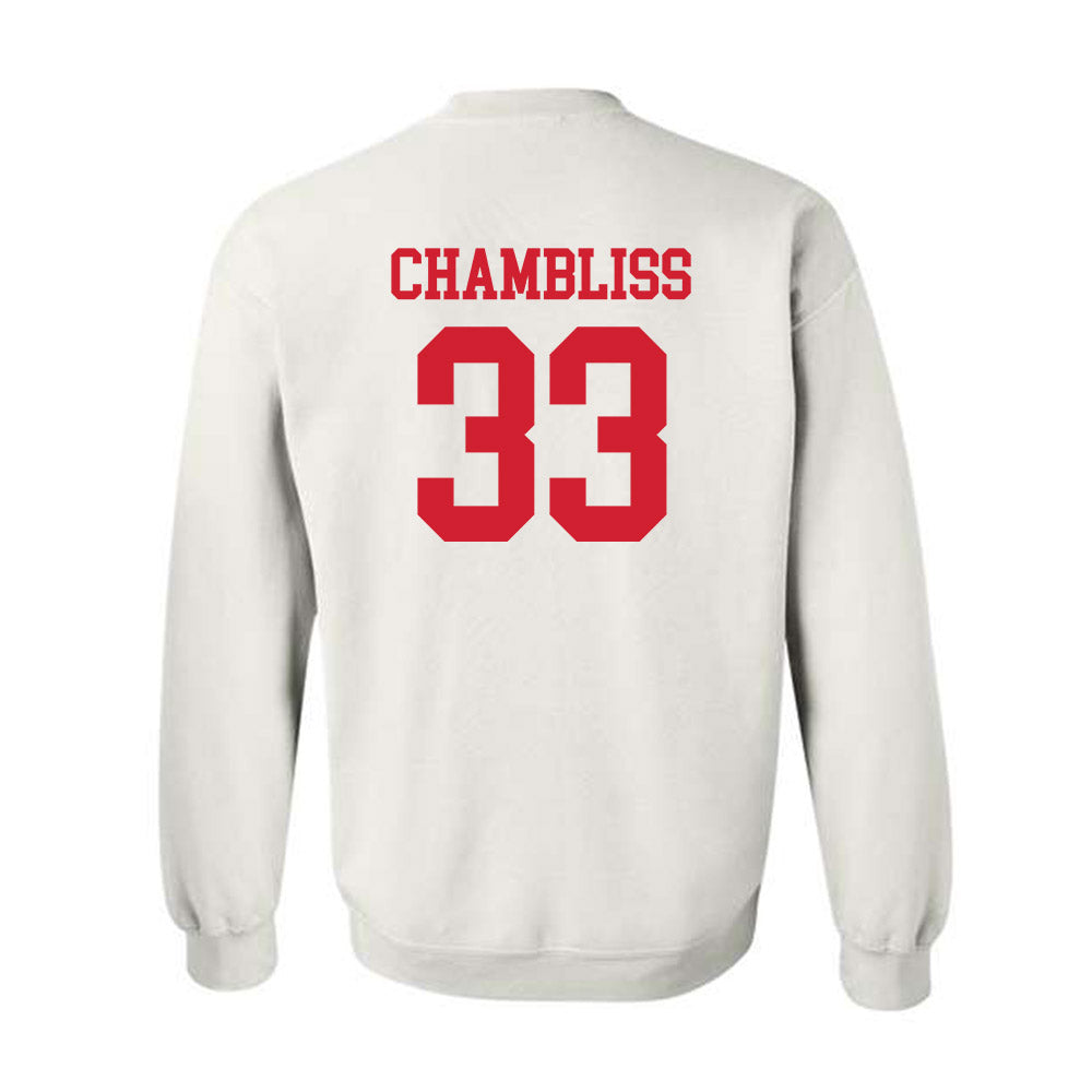 Nebraska - NCAA Football : Owen Chambliss - Generic Shersey Crewneck Sweatshirt-1